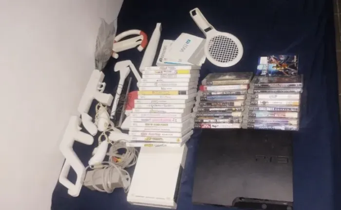 Ps3 (+ Jogos) e Nintendo Wii (+ Jogos e Periféricos)
