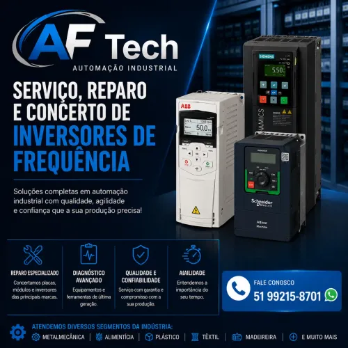 Reparo de inversores de frequência 