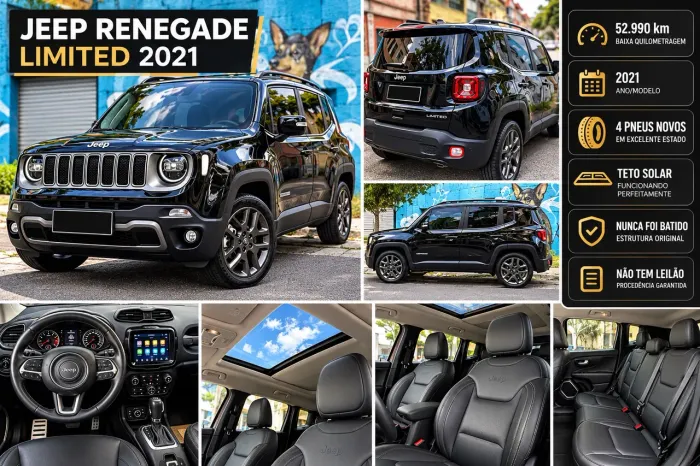 Jeep Renegade Limited 1.8 4X2 Flex 16V Aut. 2021