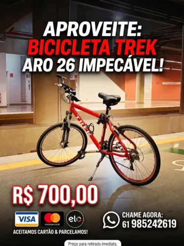 Bicicleta Trek Aro 26 - Pronta para o Pedal!