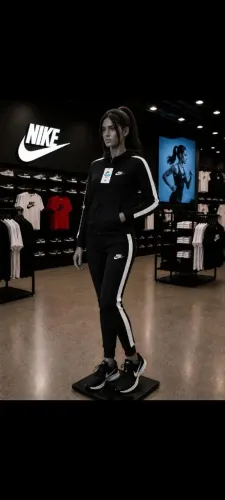 Conjunto Nike Feminino Dry Fit - Jaqueta com Capuz e Calça Jogger Esportiva