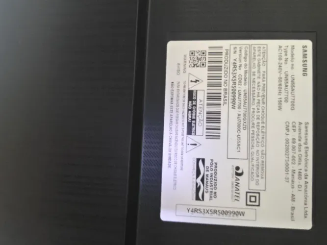 Tv 55 para retirada de peças