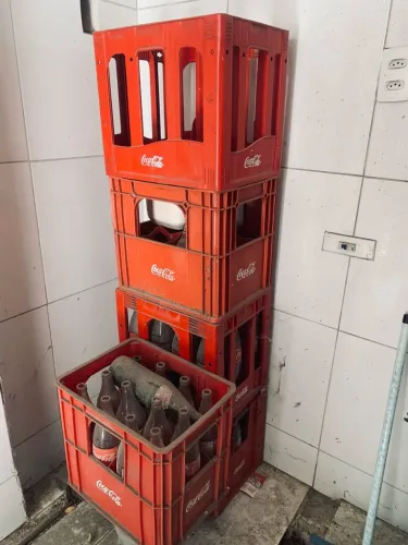 Caixa e casco retornável