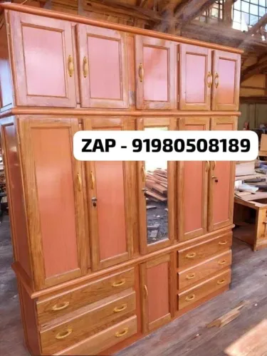 Guarda roupa casal 5 portas completo com espelho NOVO