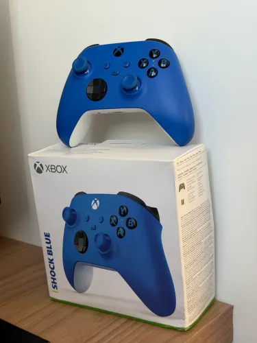 Controle Xbox Original Azul - Impecável