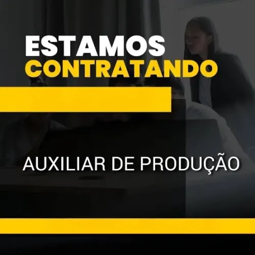 Vaga auxiliar de produção