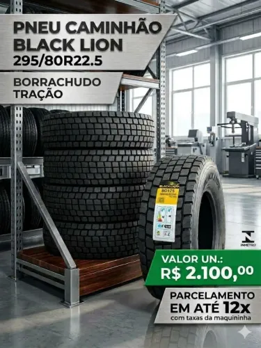 Pneu 295/80 R22,5 borrachudo