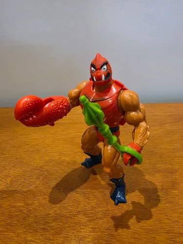 BONECO HE MAN CLAWFUL MATTEL ANOS 80 COMPLETO PERFEITO