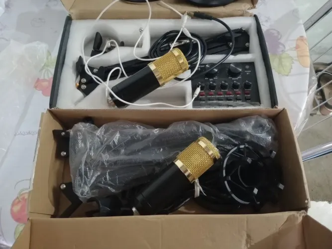 Vendo live suite completa com 2 microfones condensador