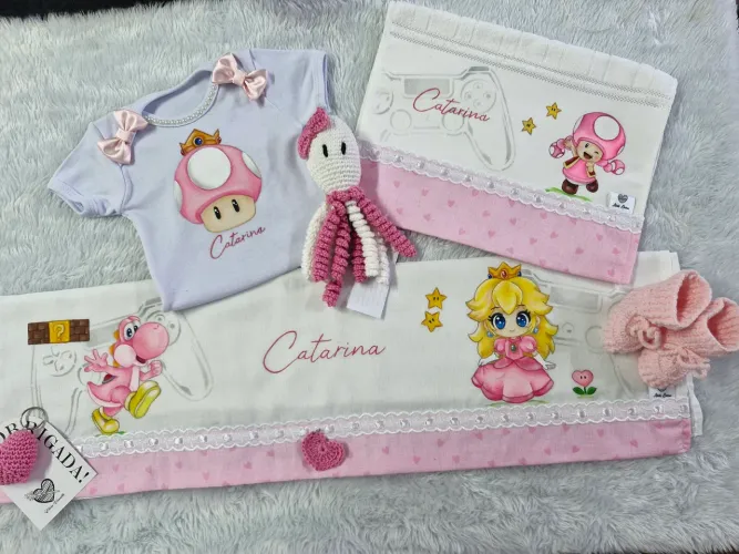 KIT FRALDAS PERSONALIZADAS FEITAS A MÃO 