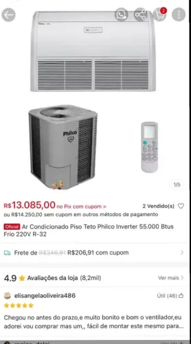 Dois ar-condicionado no valor de um só
