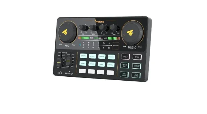 Placa de Som USB Profissional Maono Caster Lite