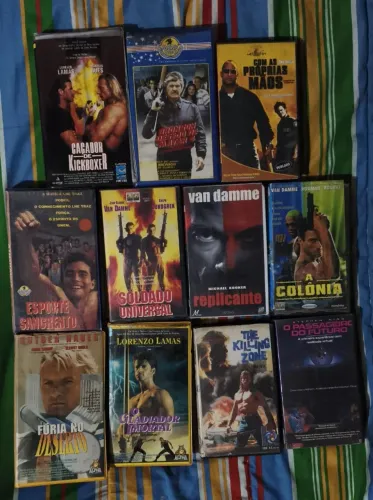 lote fita vhs Raras Soldado Unoversal Esporte Sangrete