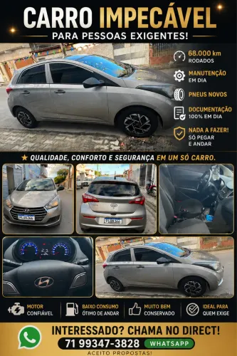 Hyundai HB20 Unique 1.0 Flex 12V Mec. 2019