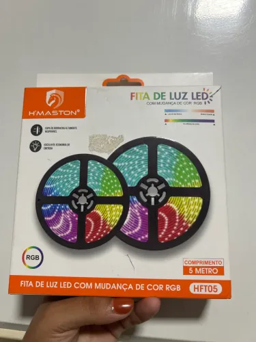 Fita de luz Led com mudança de cor RGB