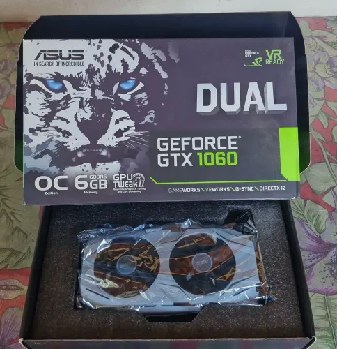ASUS GeForce GTX 1060 DUAL 6GB GDDR5 - PERFEITAS CONDIÇ?ES