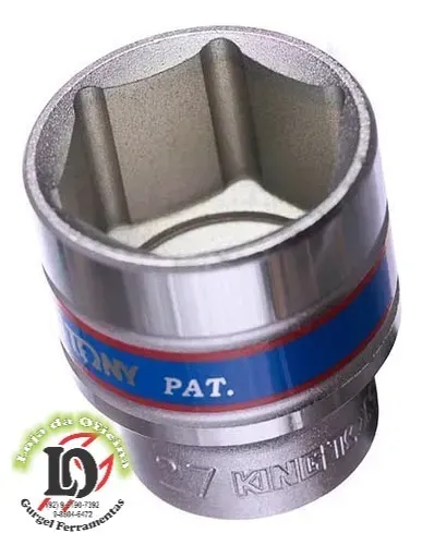 Soquete Sextavado 27mm - 1/2" - tampa do filtro de óleo dos motores PSA ( Peugeot /Citroën