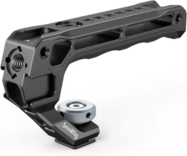 Combo SmallRig Filmmaker Grip em alumínio + SmallRig Cold Shoe Handle (top handle)