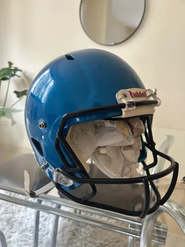 Helmet Riddell Speed com Facemask e Chinstrap - Recondicionado e Recertificado Tamanho:XL