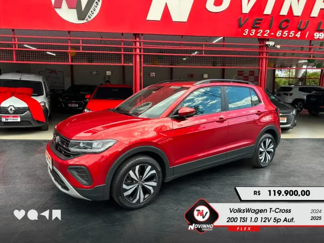 Volkswagen T-Cross 1.0 TSI Flex 12V 5P Aut. 2025