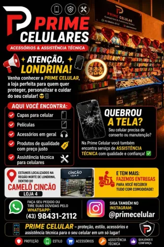 Loja de acessórios para celular 