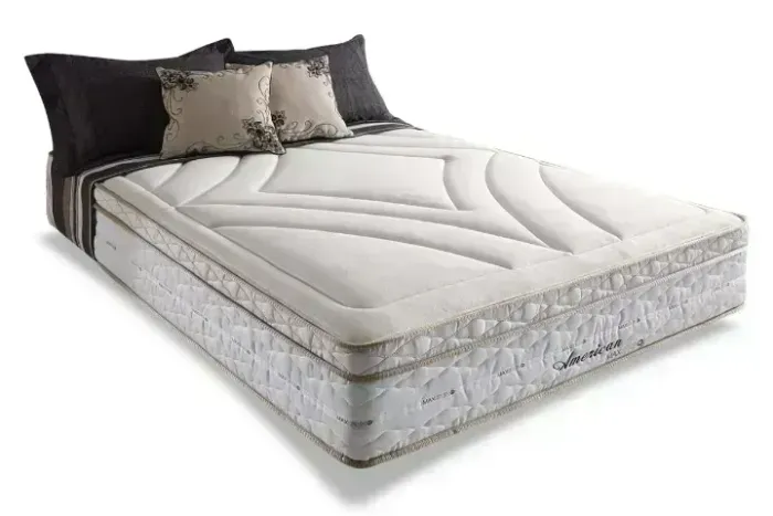 COLCHÃO KING SIZE HERVAL AMERICAN MOLAS MAXSPRING - 193X203X33CM- Select Colchões.