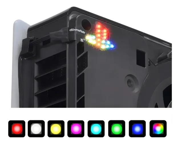 Kit Led RGB Playstation 5 Slim ou Pro 40 efeitos