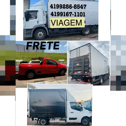 VIAGEM & FRETE( Caminhão plataforma elevada,saveiro e van)