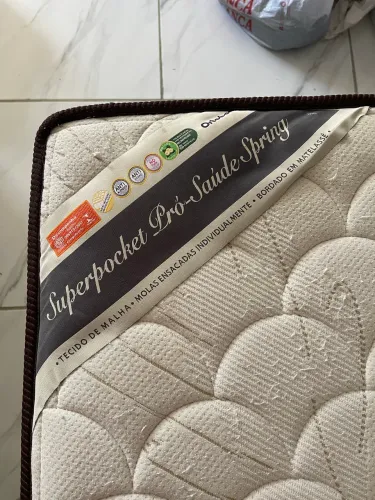 Cama Ortobom Box Casal Queen
