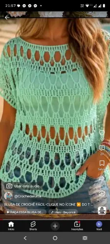 Faço cloche e tricô tenho  peças pronta s