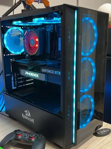 Gabinete Redragon + 6 Fans RGB + Air Cooler AMD