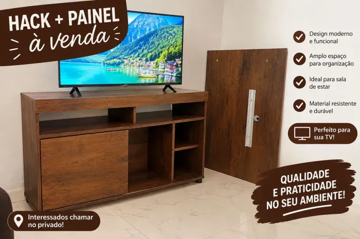 Rack e painel
