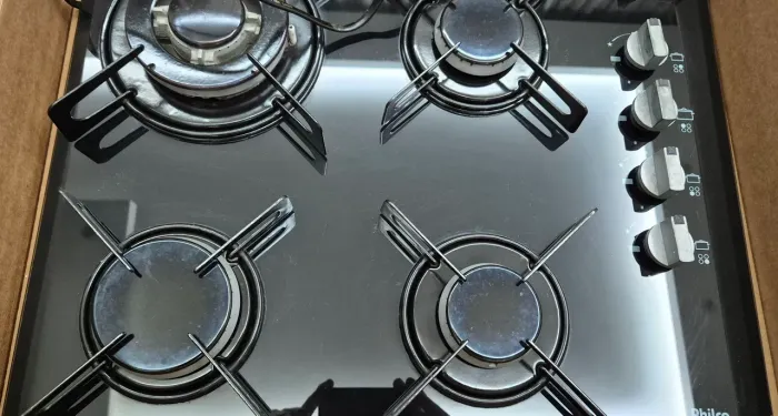 Cooktop Philco Chefe 4Q Preto 58cmx46cm