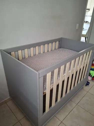 Berço americano rope matic - vira cama