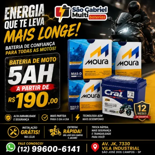 Baterias 5ah para moto