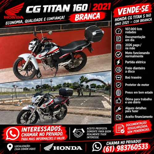 Honda cg titan 160 s