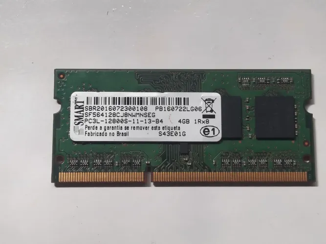 Memoria notebook DDR 3 de 4G PC3L-12800s