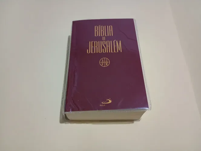 Bíblia de Jerusalém Capa Cristal