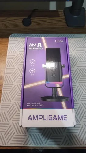 Microfone Fifine AM8 Novo na Caixa