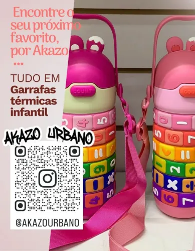 Garrafas Térmicas- infantil - interativa.