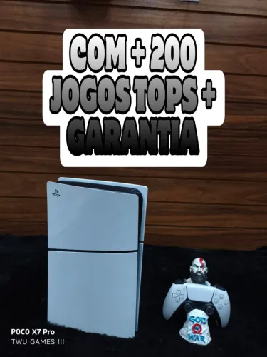 PS5 + 200 jogos tops