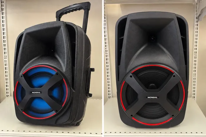Caixa de Som Mondial CM-550 550W RMS Bluetooth - Novíssima!