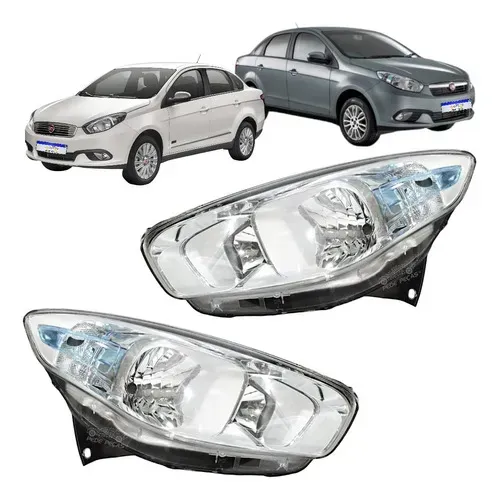 Farol Fiat Grand Siena 2012 2013 2014 A 2021 Foco Duplo Novo