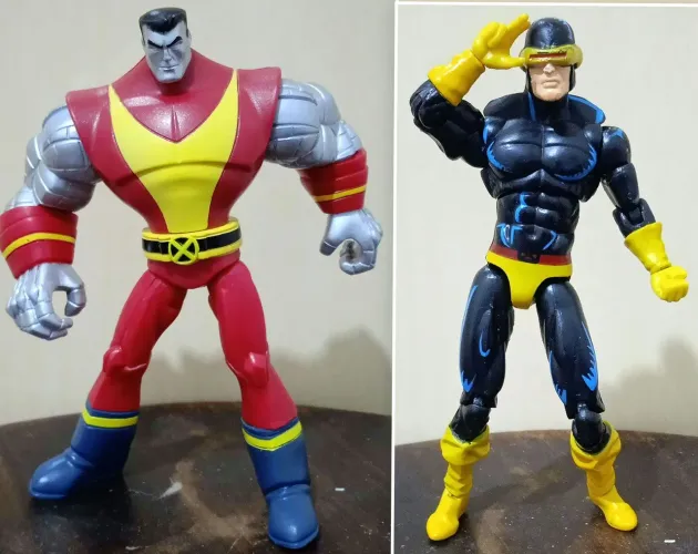 action figure ciclope e Colossus X-Men Scala 3,75