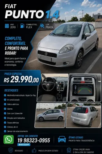 Fiat Punto 1.4 Fire Flex 8V 5P 2010