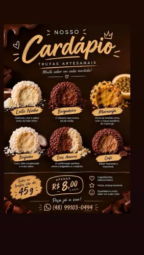 Trufas artesanal 