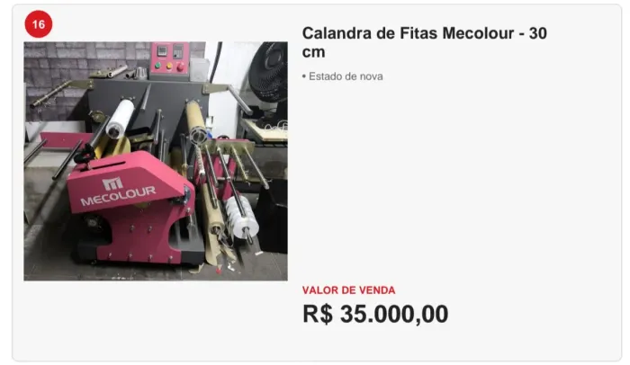 Cordão de Crachá - Maquina