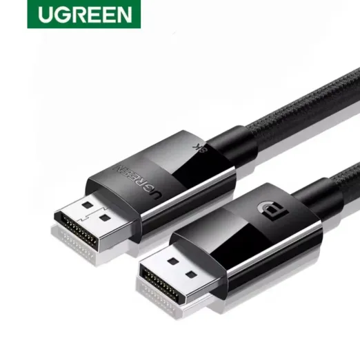 Cabo Displayport Dp 1.4 Ugreen Gamer 8k 60hz 4k 144hz Nylon 1M