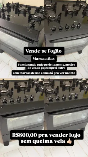 Vende-se fogão