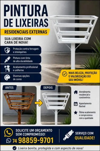 Restauração de lixeira